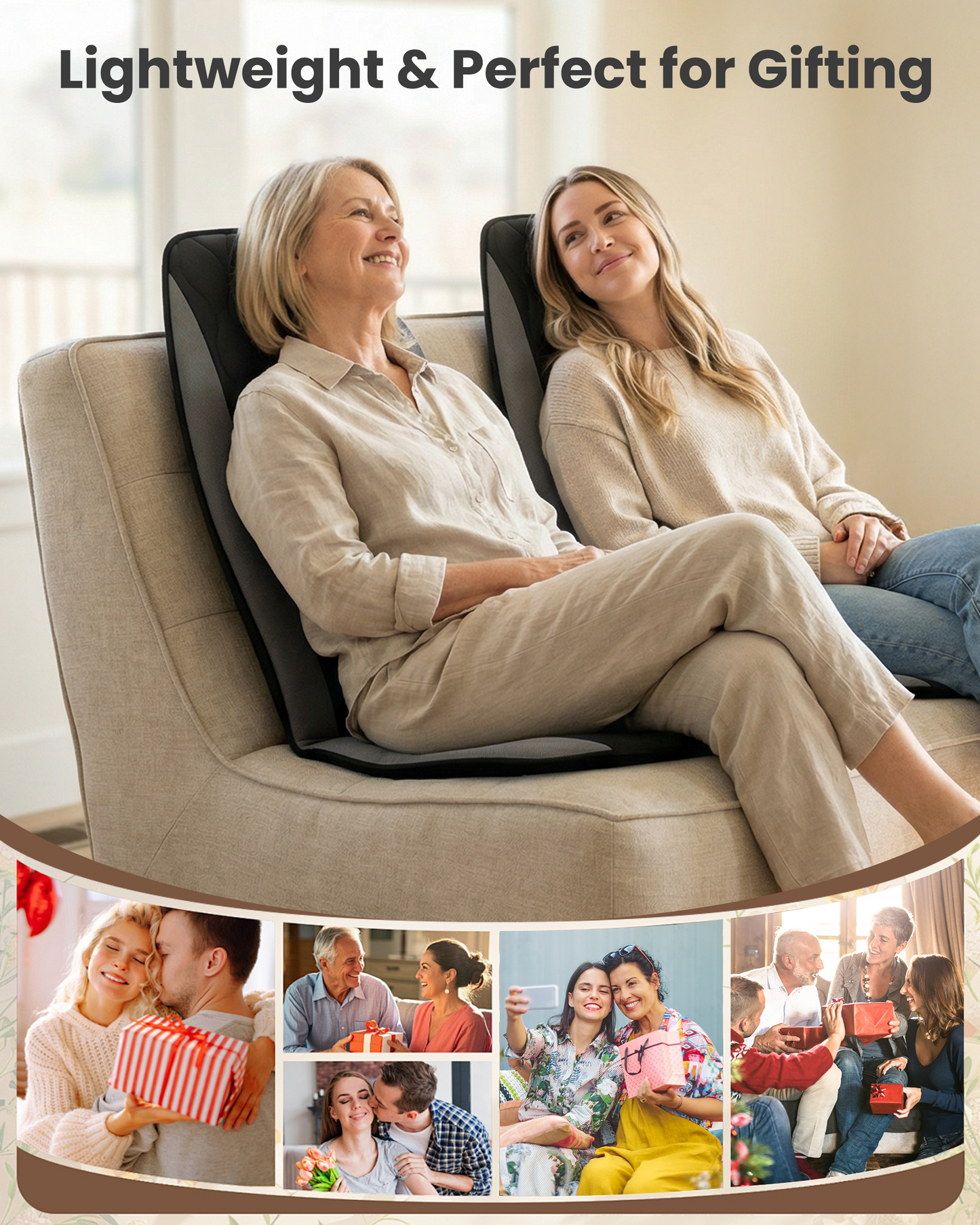 CILI Vibration Back Massager with Heat - CL-2522