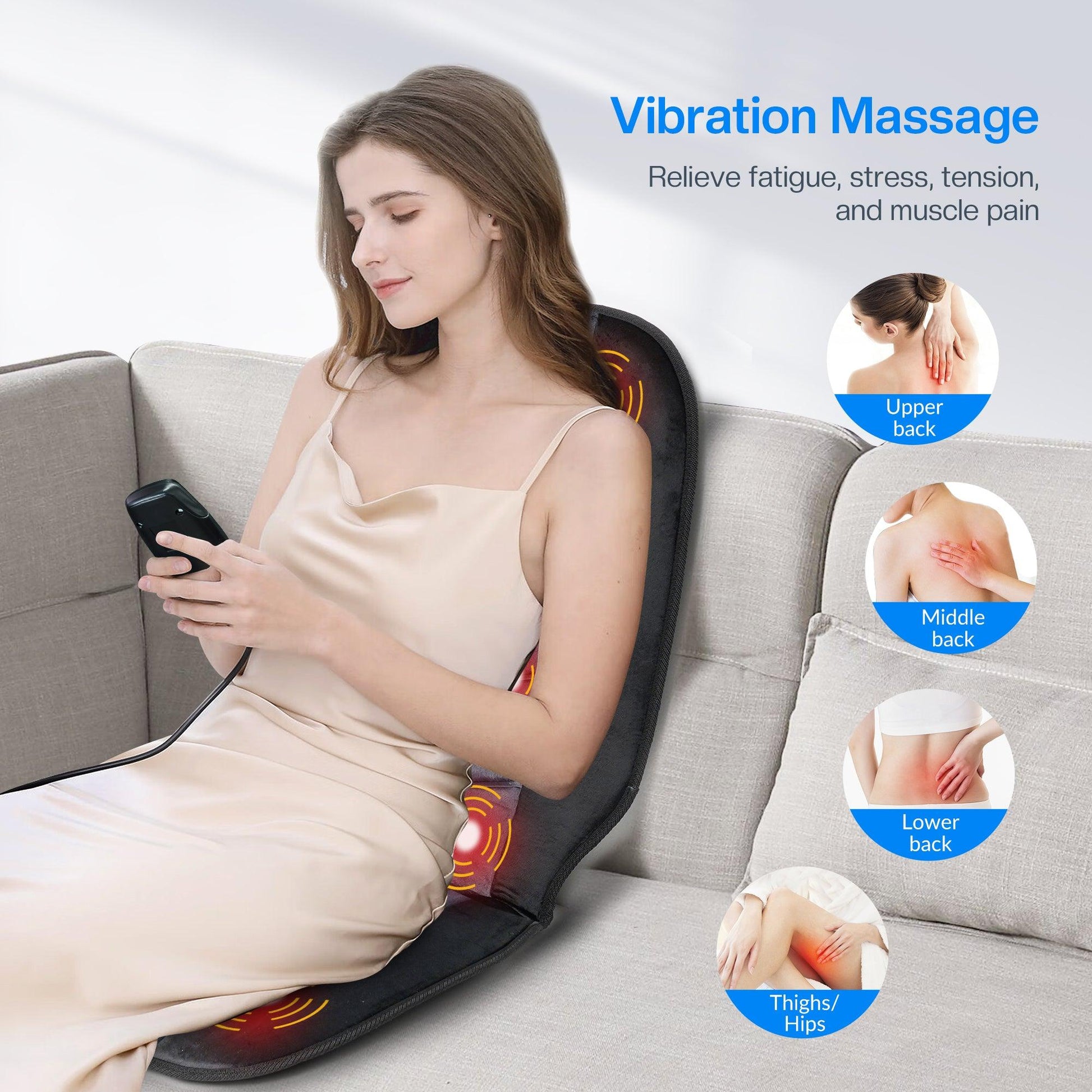 CILI Massage Pad with 10 Vibration Motors, for Home & Office Use Cilinova CILI Massage Pad with 10 Vibration Motors, for Home & Office Use Cilinova